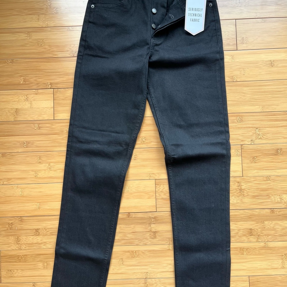 High-Rise Women's Black Jeans